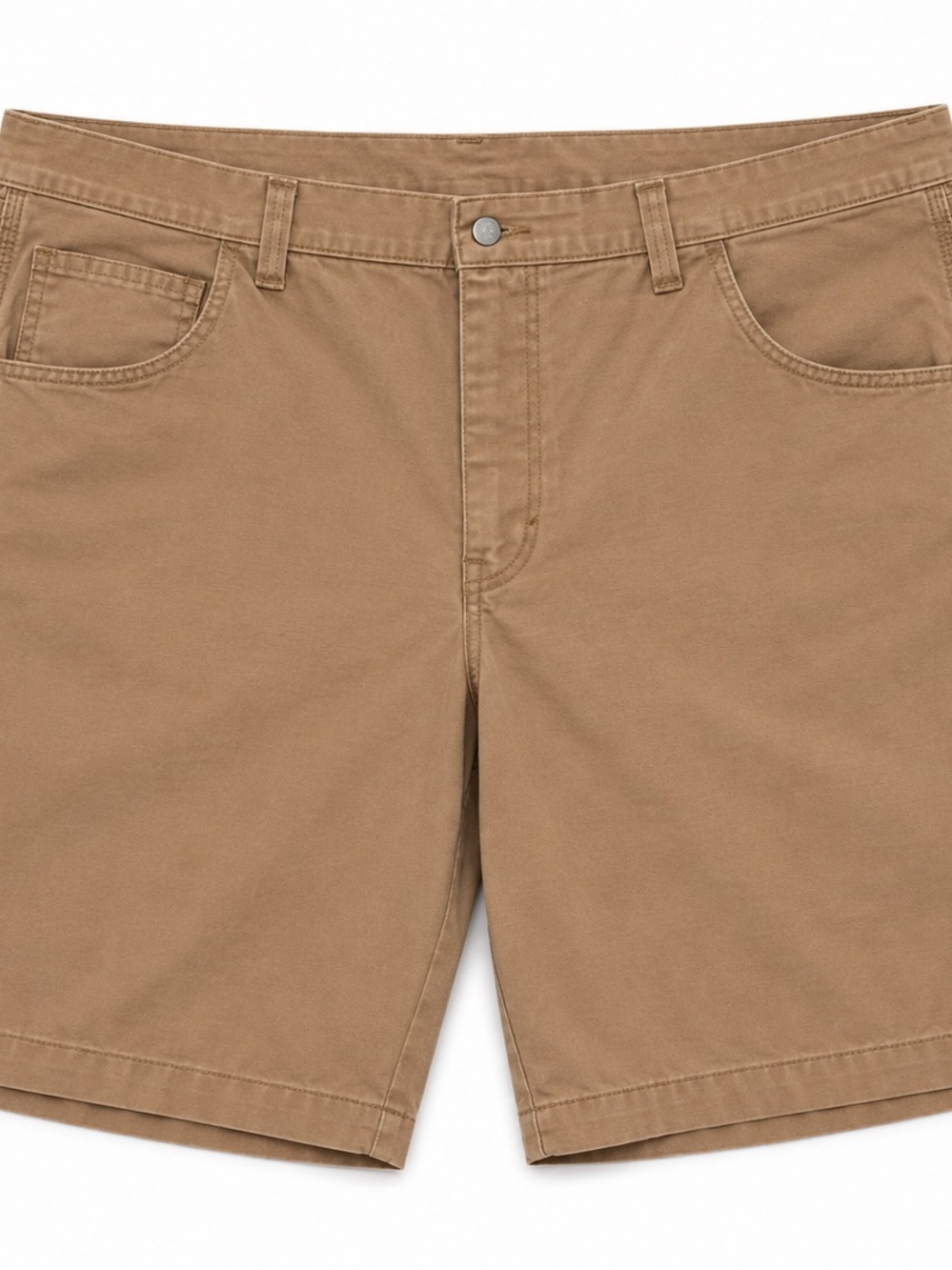 Wrangler Men's Flat Front Shorts - Tan